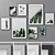 Modern Photo Frames Set 3D model small image 1