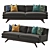 Venetian Masterpiece: Vladimir Kagan Sofa 3D model small image 1