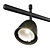 Ikea S1803 SKURUP 3-Light Ceiling Rail 3D model small image 2