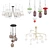 Modern Chandelier Collection 3D model small image 1