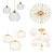 Contemporary Chandelier Collection 3D model small image 1