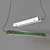 LED Pendant Light - Metal and Wood, Multiple Colors, 150cm Hanging Height 3D model small image 1