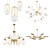 Modern Chandelier Collection 3D model small image 1