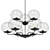 Modern Chandelier Collection: Cantori RIALTO, ILFARI BALLROOM, INDELAGUE ROXO Lighting CONCEPT S 3D model small image 3