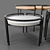 Carrasco Table: Elegant Iron & Marble Design 3D model small image 4