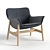 Contemporary Upholstered Armchair: IKEA VEDBO 3D model small image 1