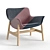 Contemporary Upholstered Armchair: IKEA VEDBO 3D model small image 2