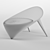 Sleek Circular Chair 3D model small image 4