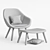 Elegant Philippa Armchair: Sophisticated Comfort 3D model small image 4