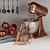Modern Kitchen Decor Set for Max 2013 3D model small image 4