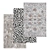 Luxury Carpet Set 3D model small image 1