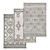 High-Quality Carpet Set with Various Textures 3D model small image 1