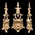 Elegant Carved Trim - Classic Style 3D model small image 2
