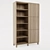 Besto 3-door Storage Cabinet - 120x42x202 cm 3D model small image 3