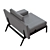  Elegant Light Gray Armchair 3D model small image 2