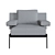  Elegant Light Gray Armchair 3D model small image 3