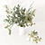 Fresh and Lively Green Bouquet 3D model small image 2