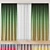 Gradient Curtains: 4 Color Options 3D model small image 1