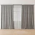 3-Color Curtains: Grey, Blue, Gradient 3D model small image 3