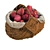 Delicious Red Apple Basket 3D model small image 6