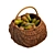 Pear Basket with Realistic 3D Model 3D model small image 6