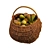 Pear Basket with Realistic 3D Model 3D model small image 7