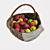 Photogrammetry Basket with Apples 3D model small image 2