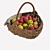 Photogrammetry Basket with Apples 3D model small image 3