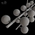 Arteriors Wahlburg Two Tired Chandelier 3D model small image 9