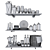 Essential Kitchenware Set 3D model small image 5