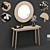 Modern Midford Console & Mirror 3D model small image 12