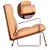 Luxury Leather Armchair 3D model small image 3