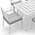 Elegant Palma Outdoor Furniture 3D model small image 4