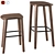 Neva Wooden Barstool: German Design Award-Winning 3D model small image 3