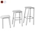 Neva Wooden Barstool: German Design Award-Winning 3D model small image 5