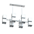 Elegant Ava Chandelier by Crate & Barrel 3D model small image 5