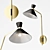 Zoticus Wall Lamp: Vintage Charm with a Twist 3D model small image 1