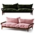 Boho Chic Sofa: Stylish and Cozy 3D model small image 1