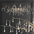 Ethereal Branching Chandelier 3D model small image 2