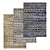 Luxury Carpet Set: High-Quality Textures for Versatile Perspectives 3D model small image 1