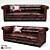 Baxter Alfred Sofa: Luxury Comfort for Your Home 3D model small image 1