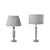 Elegant Pasiano Table Lamps 3D model small image 2