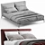 Modern Poliform Park Uno Bed - Sleek and Stylish 3D model small image 4