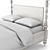 Elegance Defined: Restoration Hardware Zoe Bed 3D model small image 3