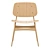 Soborg Chair: Elegant Wood Design 3D model small image 4