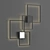 Modern Cube Wall Lamp - VENN 2.0 3D model small image 1