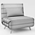 Convertible Chair Bed Flex 3D model small image 4