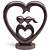 Romantic Iron Love Statue for Home Decor 3D model small image 4