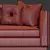 Paris Sofa: Antique Pewter Finish 3D model small image 4