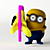 Banana Gun Minion 3D model small image 1